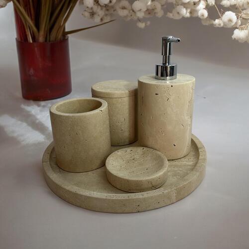 Travertine Bathroom Set Of 5