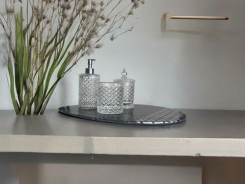 Emy Gray Bathroom Set